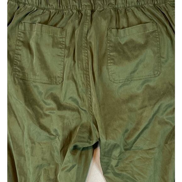 Lou & Grey for LOFT XL Green Drawstring Pants Lyocell Cotton Spandex - Picture 5 of 7